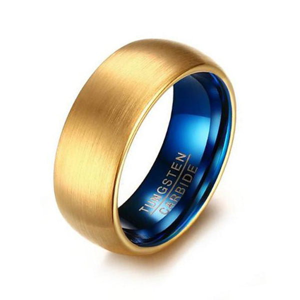 Inner Blue Ring in Gold