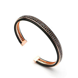 Vintage Bangle in Rose Gold Black