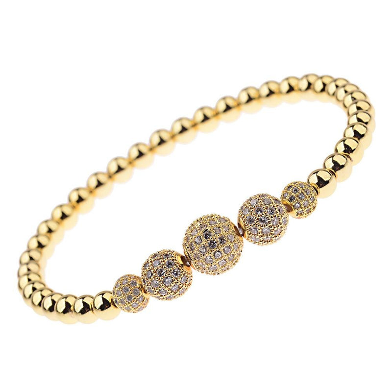 Gold Beaded Bracelet