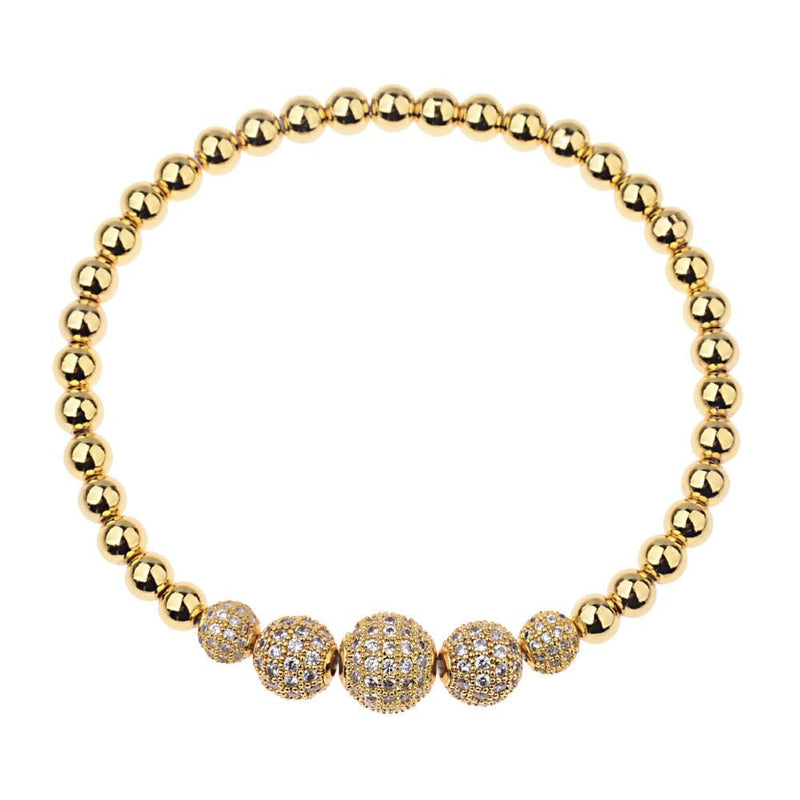 Gold Beaded Bracelet