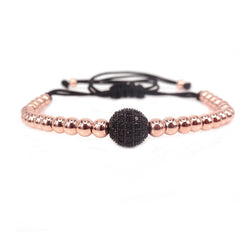 Beaded Bracelet in Rose Gold