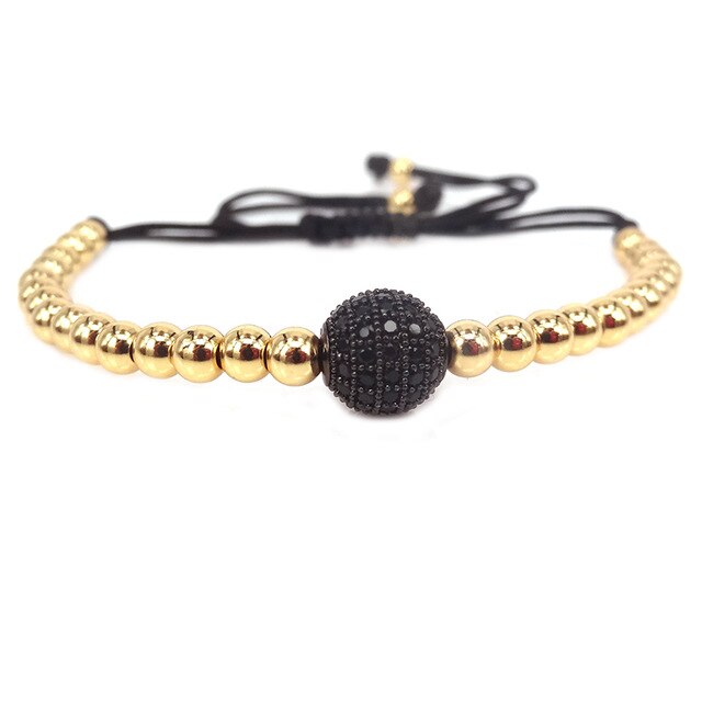 Beaded Bracelet in Gold